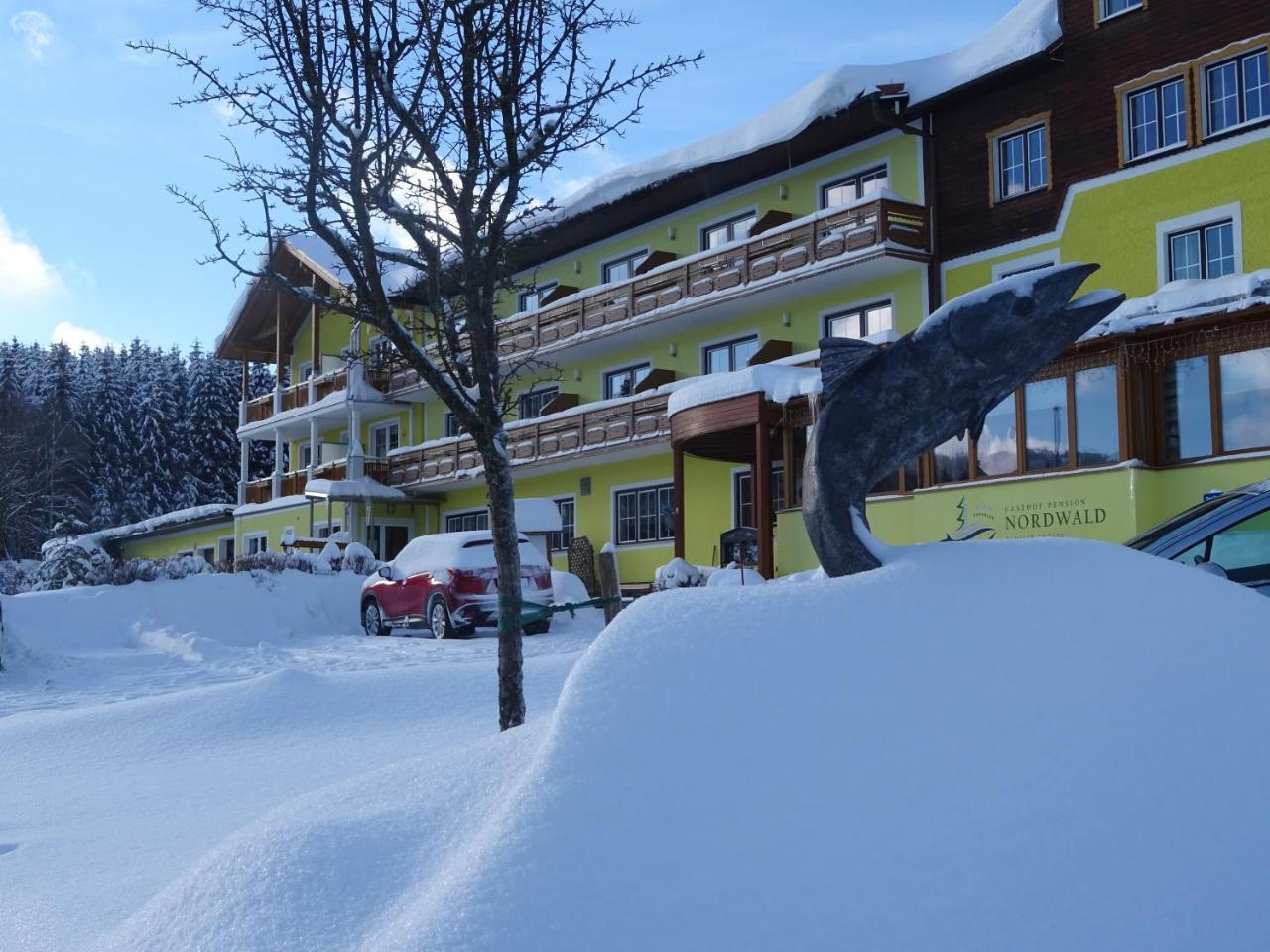 Gasthof-Pension Nordwald Harbach  Bagian luar foto