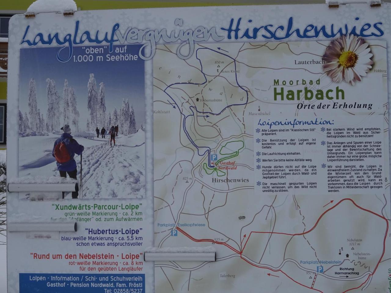 Gasthof-Pension Nordwald Harbach  Bagian luar foto